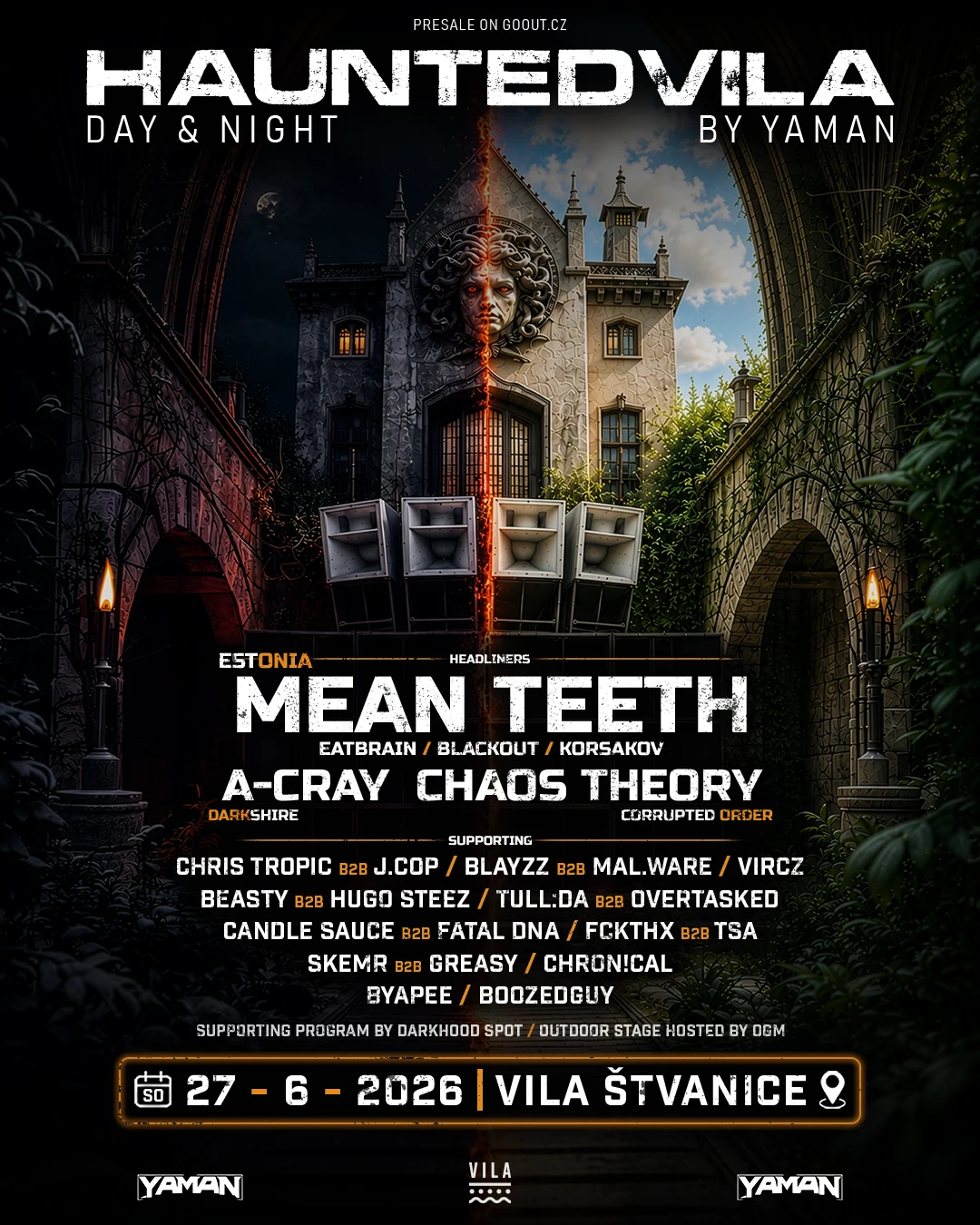Hauntedvila Day & Night flyer